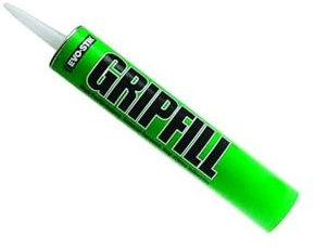 5 x Evo-Stik 30812111 350ml Gripfill High Performance Gap Filling Adhesive Glue