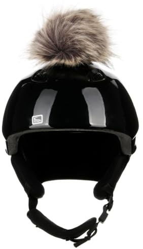 Eisbär Luxury Bommel Helmaufkleber Helmsticker Helmdeko Sticker für Skihelm Damen/Herren/Kinder - Made in Austria Frühling-Sommer Herbst-Winter Frühjahr Sommer Herbst Winter