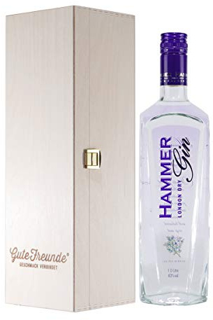 Hammer London Dry Gin in Geschenk-Holzkiste
