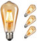 NUODIFAN Edison Vintage Dimmbar Glühbirne, 3Stück 8w Edison LED Lampe 800LM Warmweiß E27 Retro Glühbirne Ideal für Retro Beleuchtung im Haus Café Bar usw