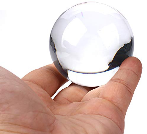 Enjoyer Ultraklare Acryl-Kristallkugel zum Jonglieren, magische Tricks für professionelle Zauberer, Requisiten, Bühnen-Illusion, Spielzeug, Zubehör (100 mm)