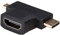 AKYGA AK-AD-23 Mini/Micro HDMI Adapter HDMI Buchse auf Mini/Micro HDMI Stecker