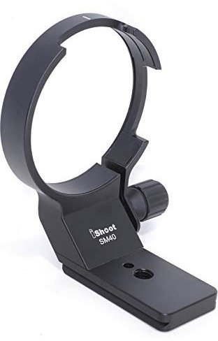 iShoot Stativ-Halterungsring für Sigma 40 mm f/1.4 DG HSM Art Objektiv (kompatibel mit Canon, Nikon, Sony FE Mount), integrierte Arca-Swiss Typ Schnellwechselplatte für Stativ-Kugelkopf