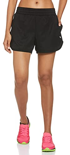 PUMA Damen Active Gewebte Shorts M Black ┃Regular Fit Laufshorts für Damen