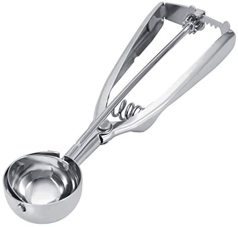 Cookie Scoop Set, Ice Cream Scoops Tuilful Ice Cream Scoops Set of 2 with Trigger, 18/8 Stainless Steel Cookie Scoops for Baking,Scoops for Cookie, Ice Cream, Cupcake, Muffin, Meatball(4CM)