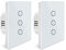 UseeLink Wlan Rolladenschalter,Smart Rolladen Zeitschaltuhr, Steuerung der Rollläden/Jalousien/Markisen, Jalousien Schalter kompatibel mit Echo Alexa/Google Assistant,2 Stücke | Weiß