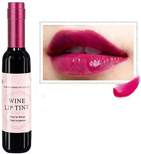6 Colors/Set Wine Lipstick Matte Long Lasting Waterproof Lip Tint Set Lip Gloss Lip Stain,Moisturizing and Non-Stick Cup Lip Gloss Lip Sticks,Gift for Girlfriends,Moms (RD02)