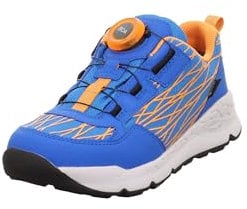 Superfit Jungen Free Ride Gore-tex Sneaker, Blau Orange 8010, 35 EU