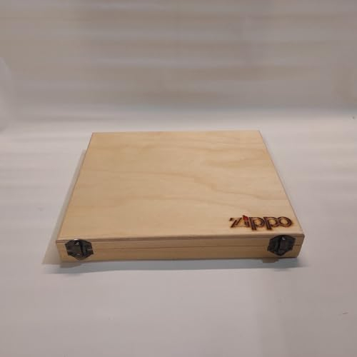 Cofanetto porta accendini ZIPPO custodia per accendini da collezione (legno Naturale)