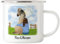 Kiddle-Design Reiterin Emaille Tasse Personalisiert Pferd Pony Pferdeliebhaber Geschenke Pferdebesitzer Pferdetasse Pferdemotiv Mädchen Reiter Geschenk