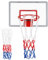 Mini-Basketballnetz mit 8 Schlaufen, robustes Nylon, kleine Tikes, kleines Basketballnetz mit lebendigen Farben, wetterfest, für Innen- und Zimmerwände, 20,3 cm - 26 cm Reifen, 2 Stück
