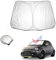 BIBIBO FIAT 500 Abarth 595 Frontscheibenabdeckung Kompatibel mit FIAT 500 Abarth 595 2017-2024, Sonnenschutz Auto Frontscheibe Faltbar, Hitzeschutz Auto gegen UV-Strahlen