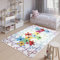 TAPISO Emma Teppich Waschbar bei 30 Grad Puzzle Hüpfspiel Bunte Zahlen bedruckter Kinderteppich Antirutsch Kinderzimmer Jugendzimmer Modern ÖKO-TEX 80 x 150 cm