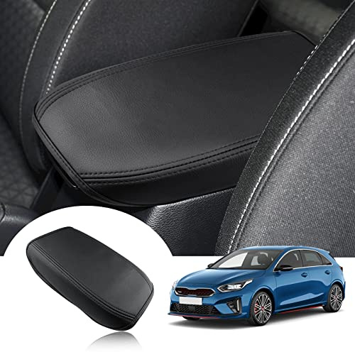 GAFAT Kompatibel mit Kia Ceed Proceed XCeed SW GT Line 2018-2025 2026 Mittelarmlehne Abdeckung Kissen, Mittelkonsole Armlehne Polster Schutz, PU Mikrofaser Leder, Ceed XCeed Zubehör