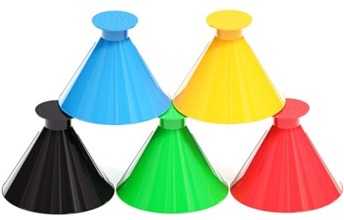 5 Stücke Auto Eiskratzer Mit Trichter Eiskratzer Auto Rund Magischer Schneeschaufel Entfernen Schnee Magischer Schneeräumung Effektiver Autos Ice Scraper Car Windscreen
