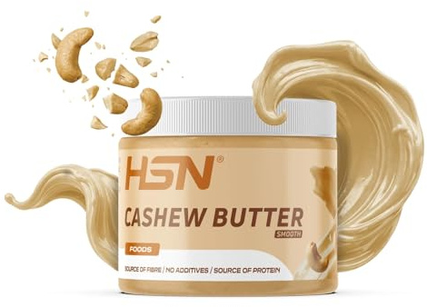 HSN Crema de Anacardo 250 g | 100% Anacardos Tostados Naturales | Textura Suave y Cremosa | Sin Azúcares Añadidos, Sin Grasa de Palma ni Sal | Fuente de Proteínas Vegetales