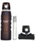 Gourde Filtrante HumaGreen 1 Litre Noire – Filtre à Eau Portable Réutilisable – Élimine 99,99% des Bactéries, Métaux Lourds – Idéal Randonnée, Voyage, Survie, Camping – Marque Française, SAV Rapide