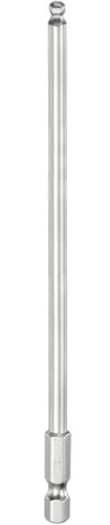 sourcing map Ball End Hex Screwdriver Bit Set 4mm (H4.0) Size 1/4 Hex Shank 150mm (6) Long Magnetic Ball Head Bits S2 Steel Metric Screw Driver Bit