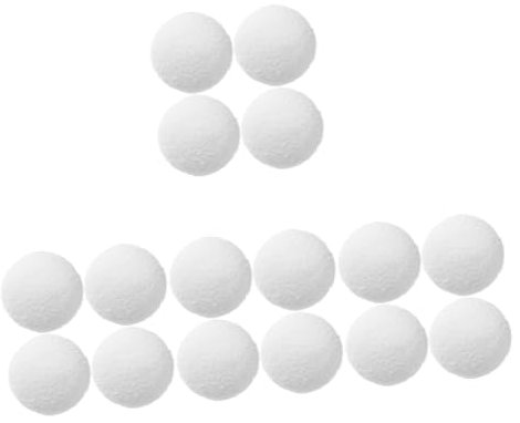 INOOMP 16pièces Balles Filtrantes Réutilisables pour Piscines De Mousse De Filtration Professionnelle Et Légère pour Spa Et à Remous