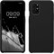 kwmobile Hülle kompatibel mit OnePlus 8T Hülle - Silikon Handy Case - Handyhülle weiche Oberfläche - kabelloses Laden - Schwarz matt