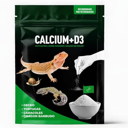 AF® - 150gr Calcium d3, Gecko Futter, wasserschildkröten futtermit Vitamin D3 | Leicht verdaulich, einfach mit dem Messlöffel dosieren, schildkröten Futter