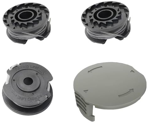 4 Pack for Bosch Strimmer Wire Replacement Spool and Line Compatible with Art 23 SL 26 SL, Easy Grass Cut 18 23 26, 18-230,18-260 Strimmer Spool Replacement, Grass Trimmer F016800569,3xz