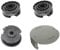 4 Pack for Bosch Strimmer Wire Replacement Spool and Line Compatible with Art 23 SL 26 SL, Easy Grass Cut 18 23 26, 18-230,18-260 Strimmer Spool Replacement, Grass Trimmer F016800569,3xz