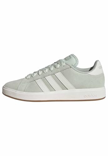adidas Damen Grand Court Base 00s Shoes, Linen Green/core white/GUM10, 38 2/3 EU