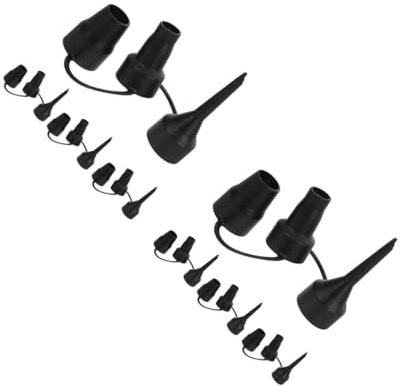 MOTHNUR 4 Stück Ersatzdüsen Kunststoff Luftpumpenaufsätze Für Luftmatratzenpumpen Luftbett Pumpe Zubehör Für Reise Und Haushalt