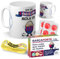 Kit regalo personalizado para aficionados del barcelona | Taza Ser del Barcelona mola un huevo + Caramelos divertidos + Pulsera sorpresa | Regalo futbol, divertido y original para cumpleaños, navidad.