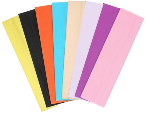 8 Pcs Headbands for Women's Hairs, Fashion Hair Bands for Women Soft Elastic Ladies Headband Yoga Gym Hair Accessories (Hair-B)