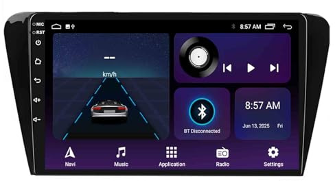 Android Radio de Coche para Skoda Octavia 3 A7 2013-2018 con 9 Pantalla Táctil WiFi GPS CarPlay Android Auto Inalámbrico Bluetooth Manos Libres Auto(8core(8G+256G))