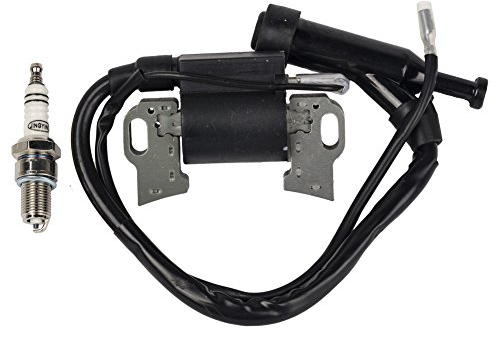 Carkio Zündspule mit Zündkerze Compatible with Honda GX240 GX270 GX340 GX390 8 9 11 13 PS Motor.