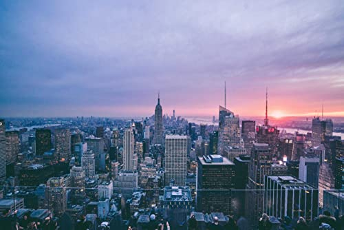 hansepuzzle 25699 - New York Puzzle 2000 Teile - Gebäude Puzzle mit hochwertiger Aufbewahrung: Kartonbox und wiederverschließbarem Beutel - Format 90 × 60 cm