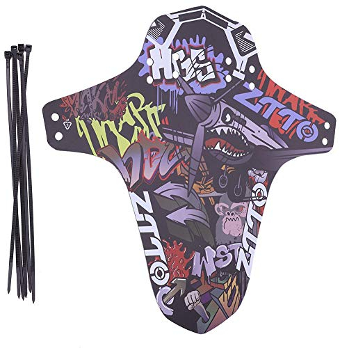 Fahrrad Spritzschutz Mountainbike, PP Fahrrad Vorne Hinterrad Reifen Kotflügel Tragbare verstellbare Regenfender Mudguard für Rennrad, Mountainbike