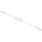 Garosa 5 strisce LED, interruttore di filo di luce, con connettore femmina e maschio, DC 12 V, per lampada a LED, lampada da tavolo (bianco)