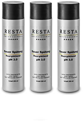 3er Sauer Spülung Resta Professional Haarglättend pH 3.0 250 ml