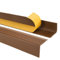 Quest Treppenkantenprofil Selbstklebend PVC Kunststoff Treppen-Kantenschutz 50x42mm, braun, 90cm