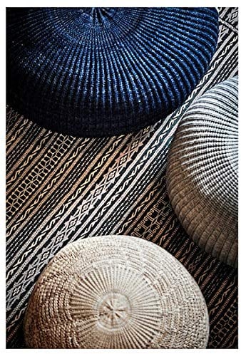 BestOnlineDeals01 Sitzsack Sandared, beige, 45 cm, strapazierfähig und pflegeleicht Fußhocker aus Stoff Fußhocker und Sitzhocker. Sofas & Sessel Möbel Umweltfreundlich.