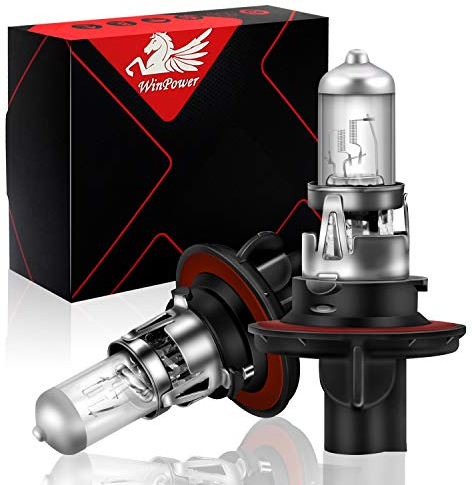 WinPower H13 60 / 55W Scheinwerfer Halogenlampen Hi/Lo 3000K Gelb Super Bright 12V Auto, 2 Stück