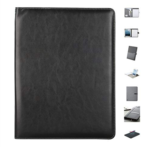 ANTEVIA - Conférencier A4 + Bloc note| PLUS DE 30 MODÈLES | Matière: PU Similicuir | Porte-document (Plane A4)