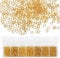 1500 Pcs Jump Rings Split Ring Gold Plated Jewelry Connectors Single Loop Open Chain Links 4mm 5mm 6mm 7mm 8mm 9 mm 7 Sizes Box Set DIY Charm Making Bracelet Accessories