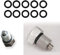 10 guarnizioni O-ring per viti di scarico dell'olio 9,5 mm per Harley-Davidson guarnizione guarnizione vite di scarico Touring Dyna Fatboy Softail