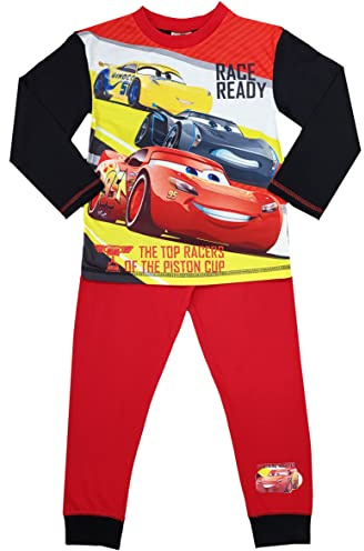 Disney Boys Cars Long Sleeve Pjs Pyjama Set 9-10 Years Cotton Blend Older