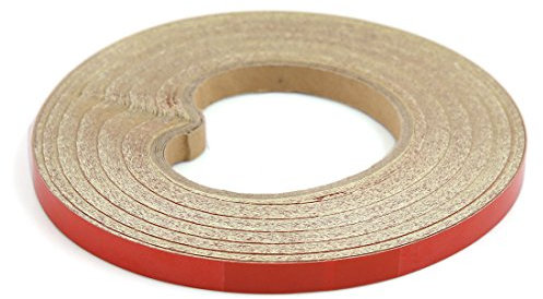 Ruilogod 50m Länge 10mm Breite Rot Einzel Klebeband-Streifen für Autotürkantenschutz Dekoration