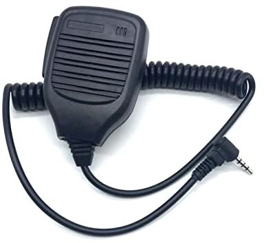 DCALU 1 Pin 3,5 mm Ptt Mic Schulter Remote-Lautsprecher fit for Baofeng BF-T1 BF-T8 BF-U9 UV-3R Plus fit for yaesu VX-3R VX-5R VX-10 VX180 Radio Walkie Talkie Mic