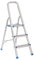 TREPPE Escalera Aluminio Plegable Tijera Ligera 3 Peldaños