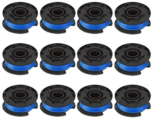 QOXEZY Lot de 12 bobines et fil pour débroussailleuse RLT1830H13 RLT1825LI RAC125
