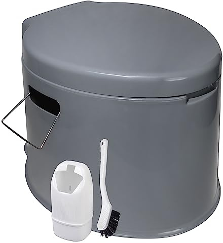Mobile Campingtoilette herausnehmbaren Eimer 120kg Sitzhöhe 37cm Zelt Pool