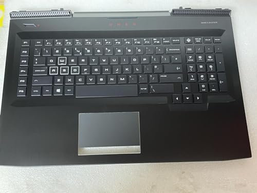 For HP OMEN 17-AN 17T-NA L14991-031 UK English Palmrest Keyboard Top Cover NEW